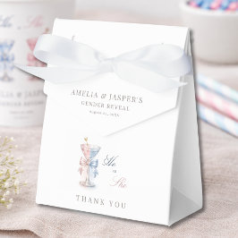 Martini Tema Han eller Hon Köns Avslöjande Fest Presentaskar