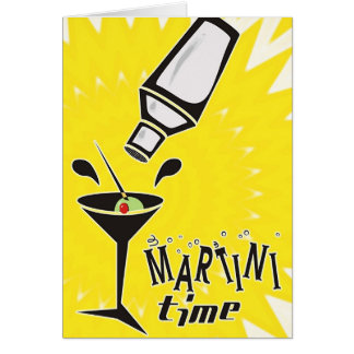 Martini Time (det tomma kortet/skräddarsy), Hälsningskort