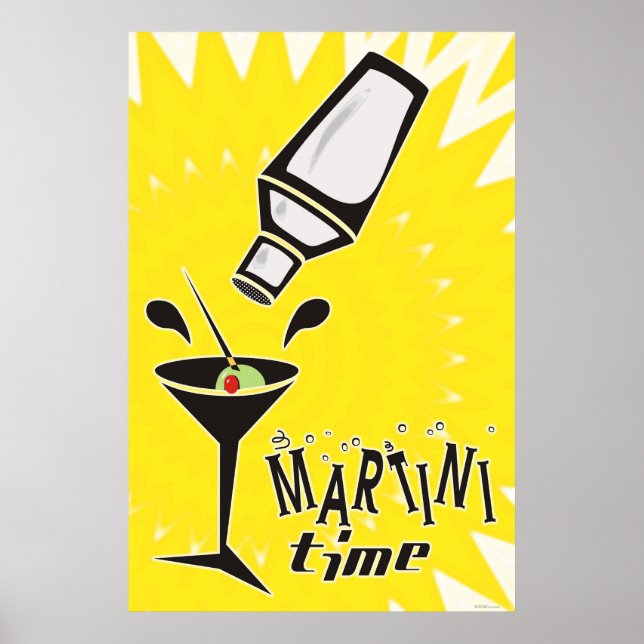 Martini Time Poster (Framsidan)