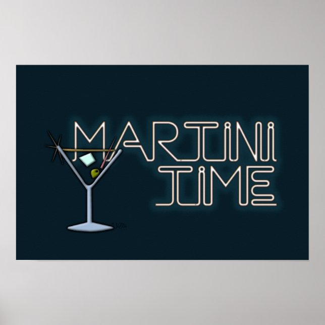 Martini Time Poster (Framsidan)