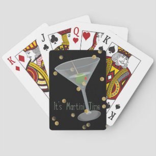 Martini Time som leker kort Casinokort