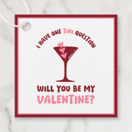 Martini Valentine Chic & Trendig Galentines Day Gåvor Etiketter