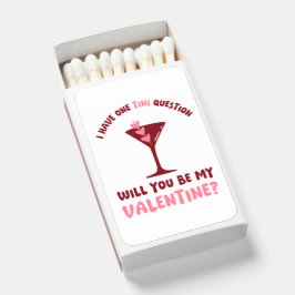 Martini Valentines Rosa och Röda Moderna Galentine