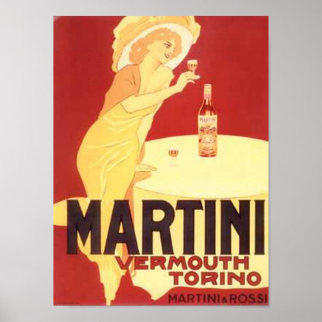 Martini Vermouth Torino Poster (Framsidan)
