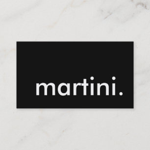 Martini. Visitkort