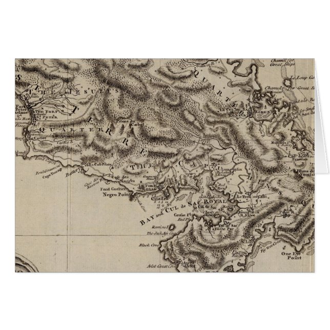 Martinico 2 hälsningskort (Framsidan Horizontal)