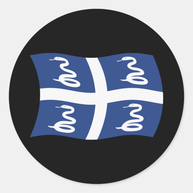 Martinique Flag Klistermärke (Framsida)