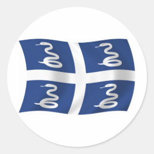 Martinique Flag Klistermärke