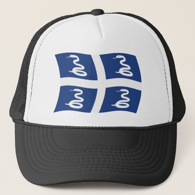 Martinique Flagga Hatt Keps (Framsida)