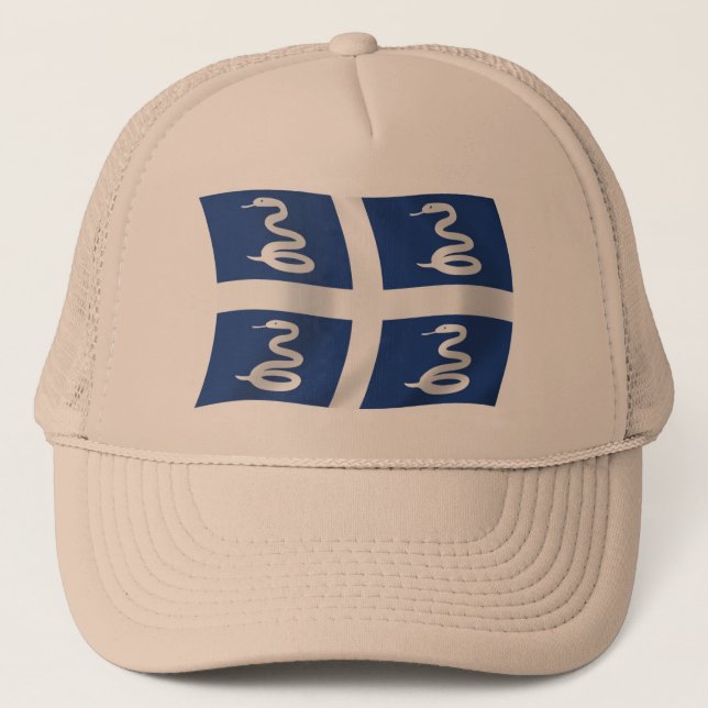 Martinique Flagga Hatt Truckerkeps (Framsida)