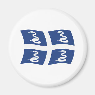 Martinique Flagga Magnet
