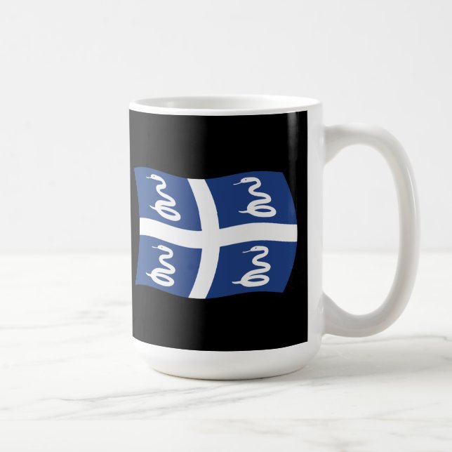Martinique Flagga Mugg (Höger)