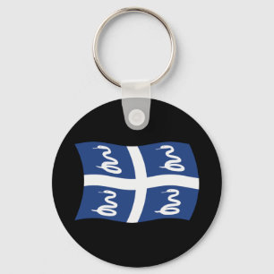 Martinique Flagga Nyckelring
