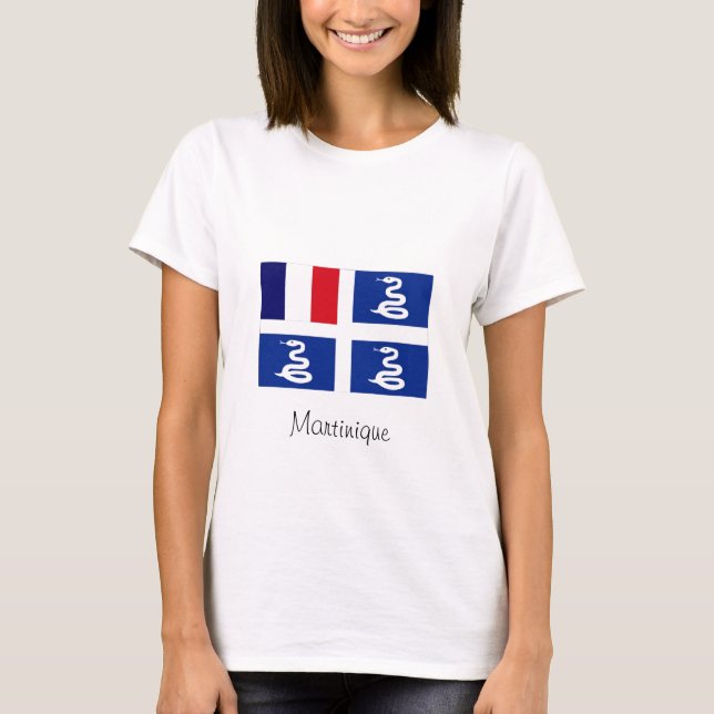 Martinique flaggatshirt t-shirt (Framsida)