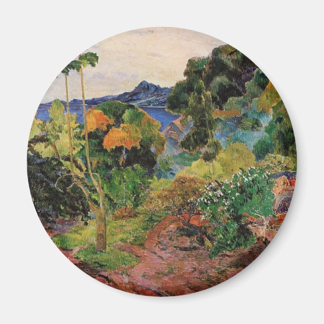 Martinique liggande magnet (Framsidan)
