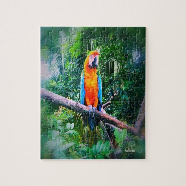 Martinique Macaw Pussel (Vertikal)