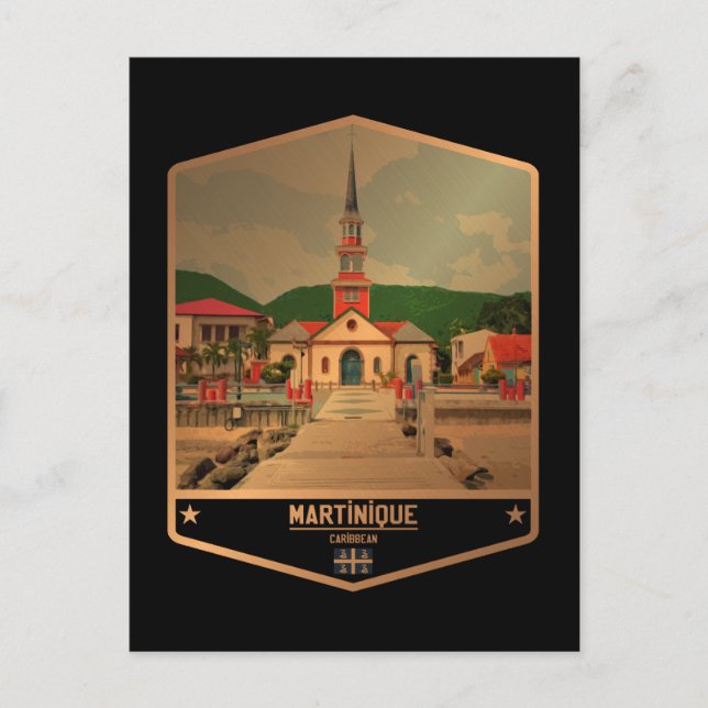 Martinique Vykort (Framsida)
