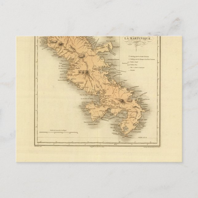 Martinique Vykort (Framsida)