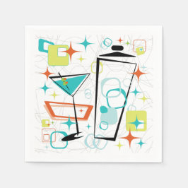 Martinis A Go-Go Cocktail Napkins Pappersservett