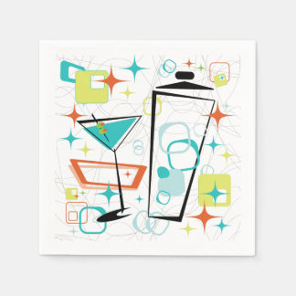 Martinis A Go-Go Cocktail Napkins Pappersservett