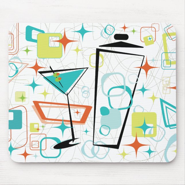 Martinis A Go Mouse Pad Musmatta (Framsidan)