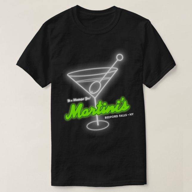 Martinis dess underbara Pub 1 T Shirt (Design framsida)