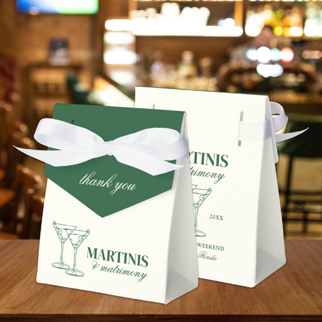 Martinis & Matrimony Bachelorette Helg Presentaskar (Skapare uppladdad)