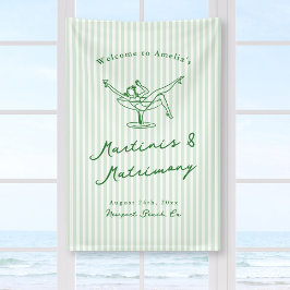 Martinis & Matrimony Grönt Bachelorette