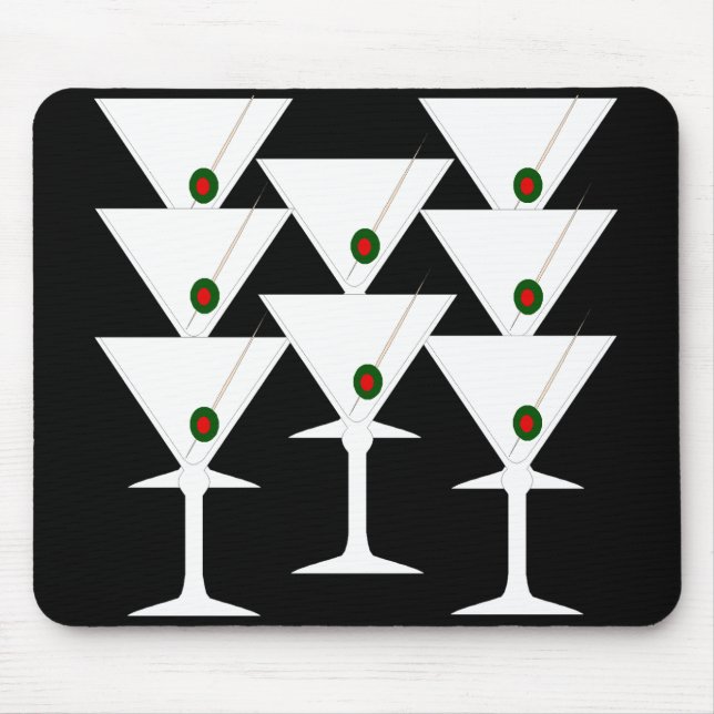 Martinis Mouse Pad Musmatta (Framsidan)