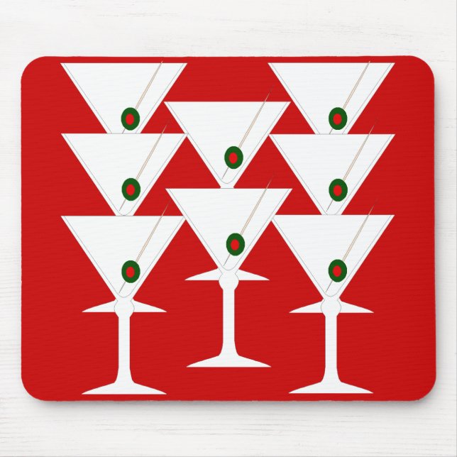 Martinis Mouse Pad Musmatta (Framsidan)