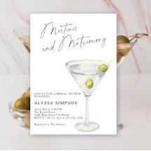 Martinis och äktenskap Bröllopsfest