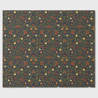 Martinis och Botanicals Helgdag Wrapping Papper Presentpapper