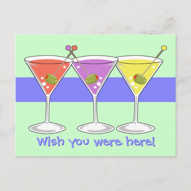 Martinis Postcard Vykort (Framsida)