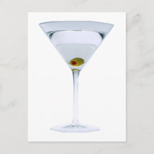 Martinis Postcard Vykort