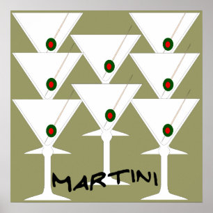 Martinis Poster Skriv ut