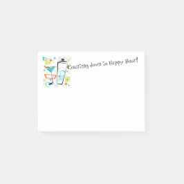 Martinis som enGå Posty noterar Post-it Block