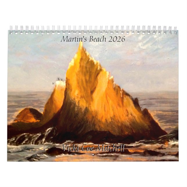 Martin's Beach 2026 KALENDER (Omslag)
