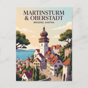 Martinsturm och Oberstadt Österrike Vykort