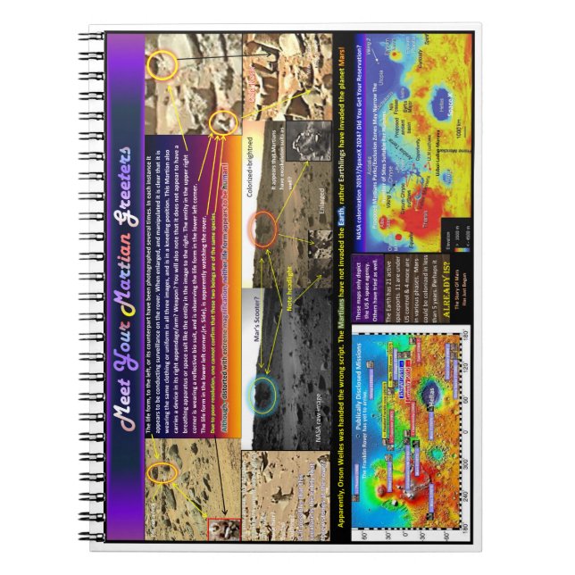 Martiska greeters anteckningsbok (Framsidan)