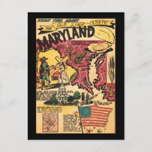 Martland den gamla linjestaten vykort