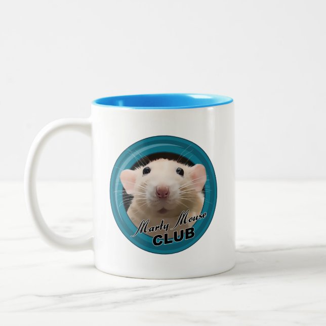 Marty Mouse Klubb Mugg - Logotyp (Vänster)
