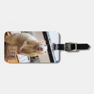 Marty Mouse-Redot för resor! (bagagemärke) Bagagebricka