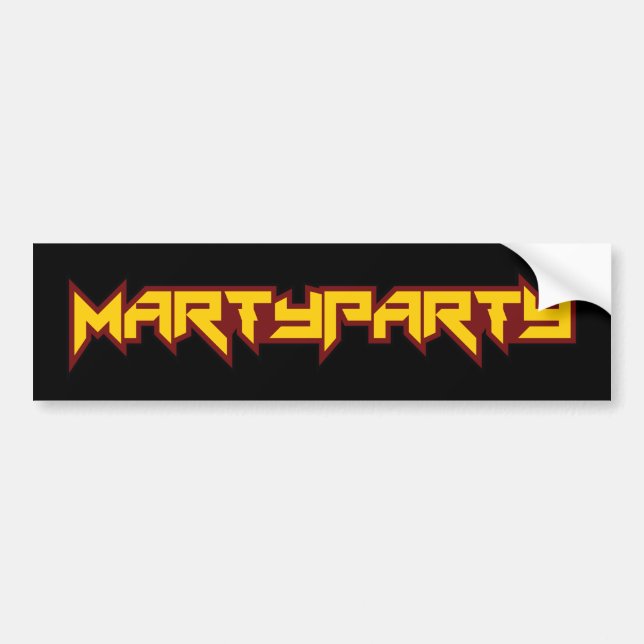 MARTyPARTy bildekalsvart 2016 2 Bildekal (Framsidan)