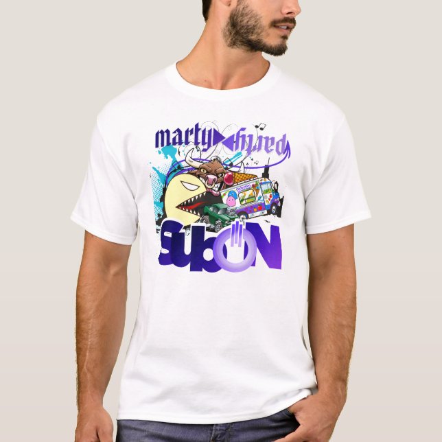 MartyParty SubON TShirt Tee Shirt (Framsida)