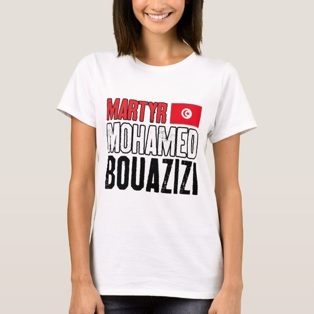 Martyr Mohamed Bouazizi T-shirt (Framsida)