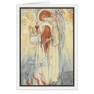 Martyr sång vid Florence Harrison Hälsningskort
