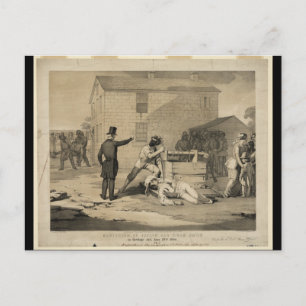Martyrdom Joseph & Hiram Smith i Carthage Jail Vykort