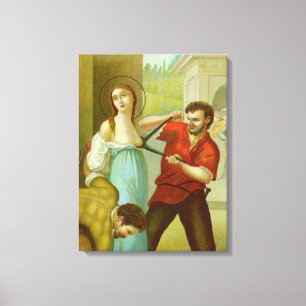 Martyrdom of St. Agatha (M 003) Canvastryck