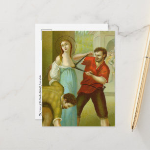 Martyrdom of St. Agatha (M 003) Postcard #2 Vykort
