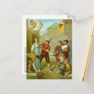 Martyrdom of St. Agatha (M 003) Postcard #3 Vykort